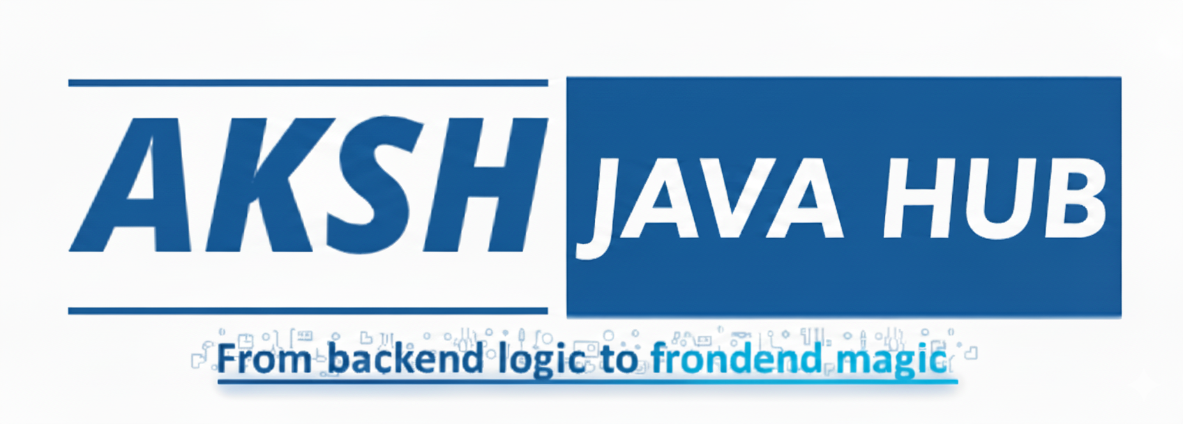 AKSH JAVA HUB Logo